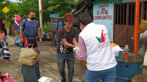 Atención a población venezolana en San Salvador, Tame Arauca.